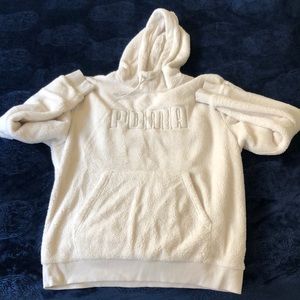 PUMA Mens Sherpa Hoodie Size Medium